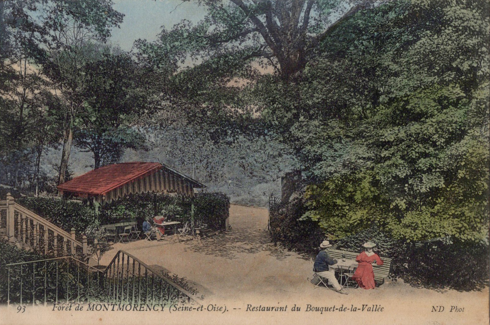 Carte postale du jardin du Bouquet de la Vallée