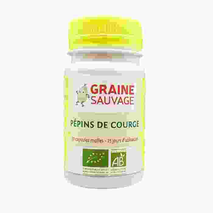 image de Pépins de courge Bio - 50 capsules