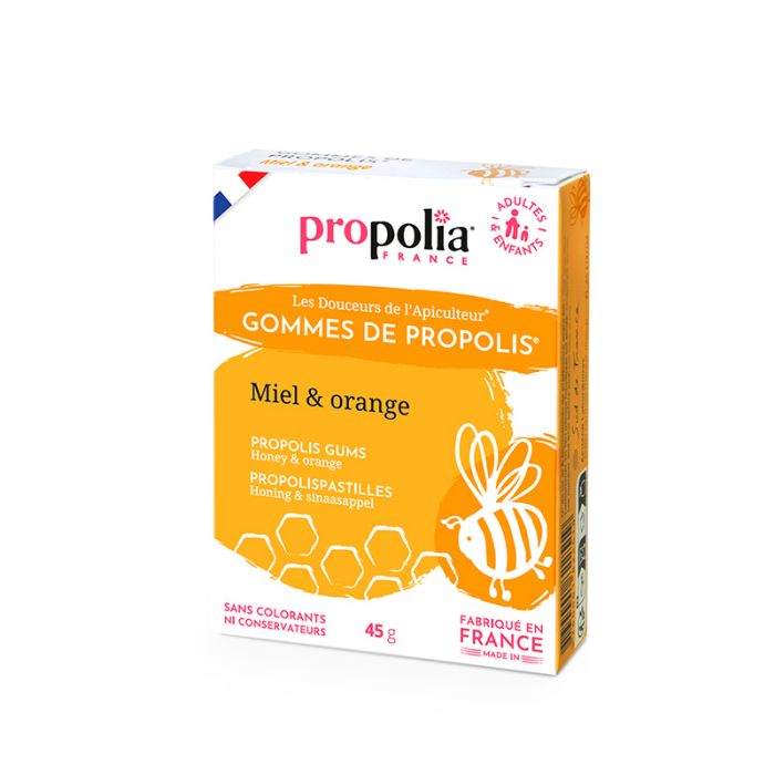 image de Gommes de propolis - Miel et Orange