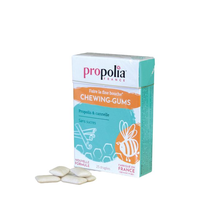 image de Chewing-gums Propolis & Cannelle - Boite 24 g