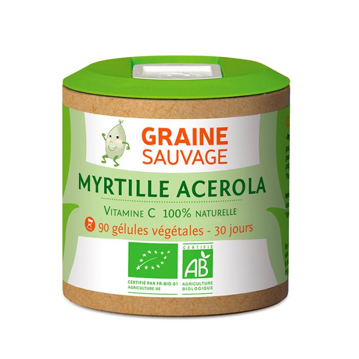 image de Myrtille - Acérola Bio - 90 gélules
