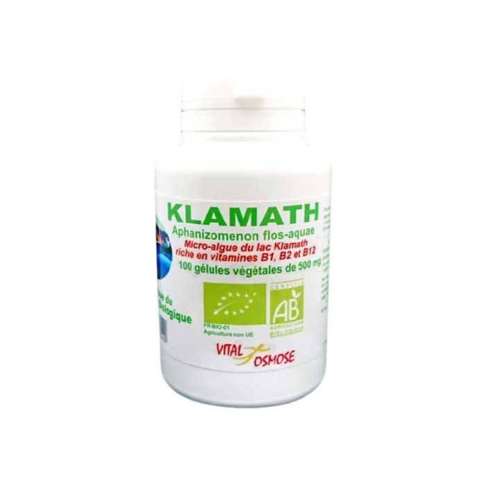 image de Algue AFA - Klamath 500 mg - 100 gélules